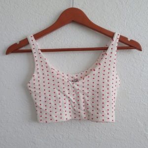 John Galt Cropped Heart Top